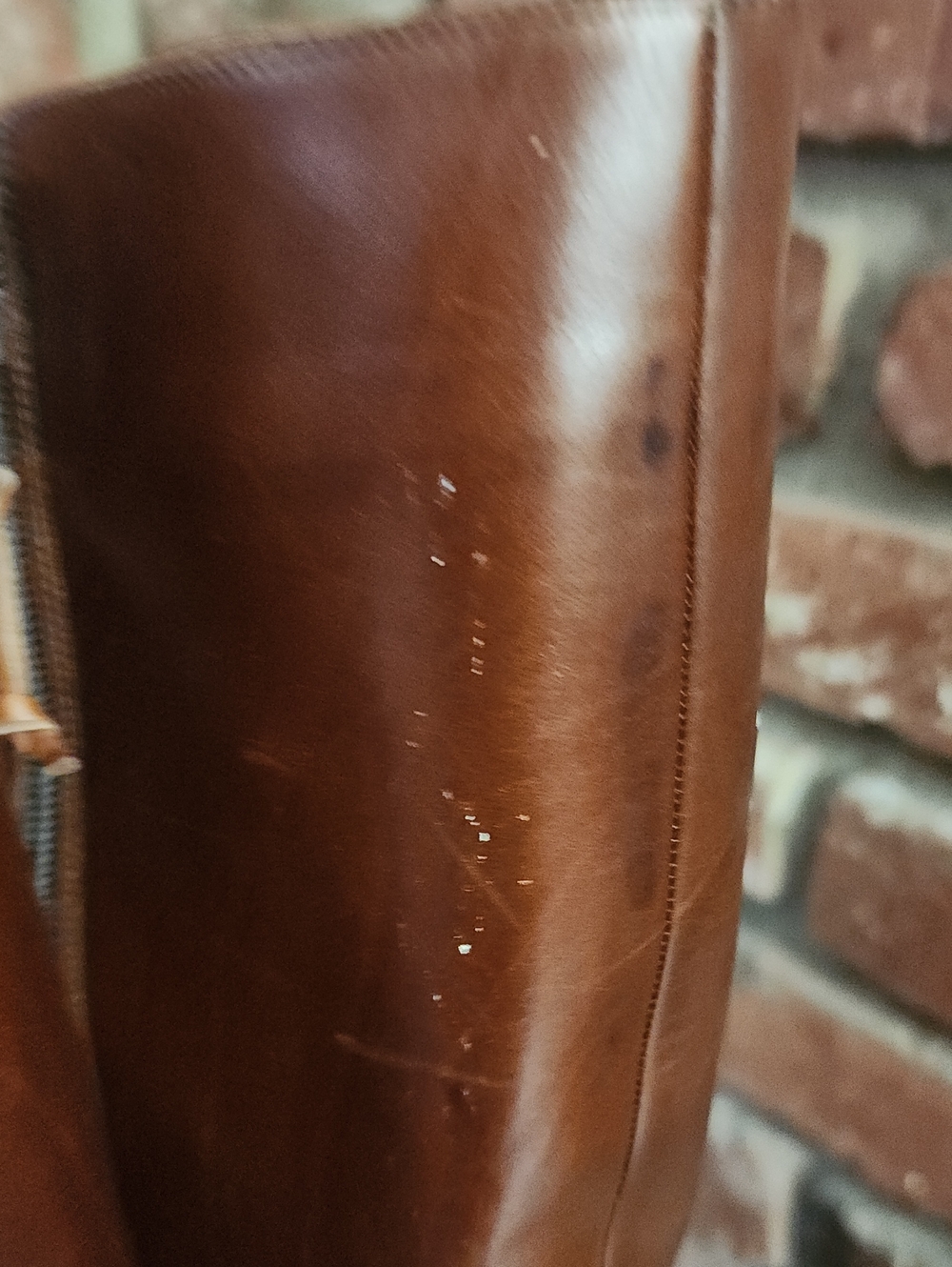 Salvatore Ferragamo Brown Knee High Low Block Heel Boots US 9.5 - Picture 6 of 10